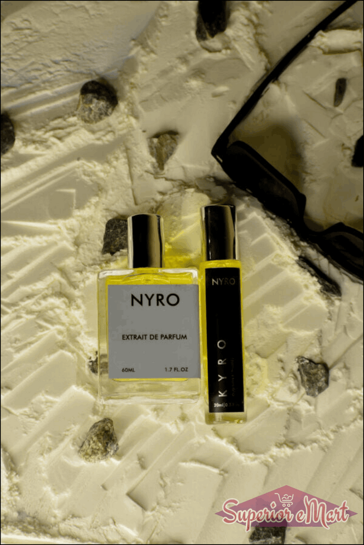 Nyro Kyro Oud Duo Perfume Set featuring Extrait de Parfum and Travel Size for a luxurious scent experience
