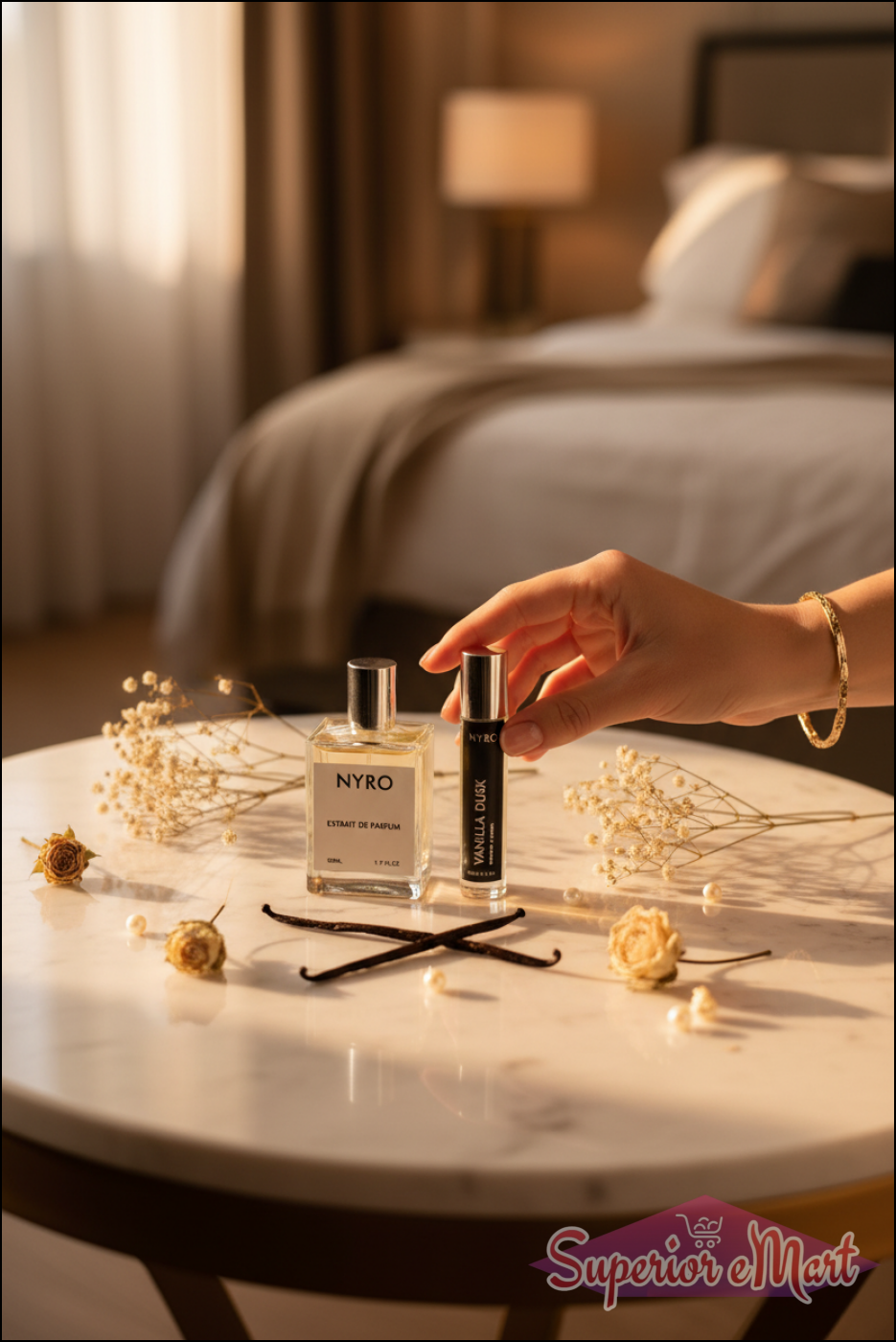 Nyro vanilla luxe combo fragrance set for him & her - perfume