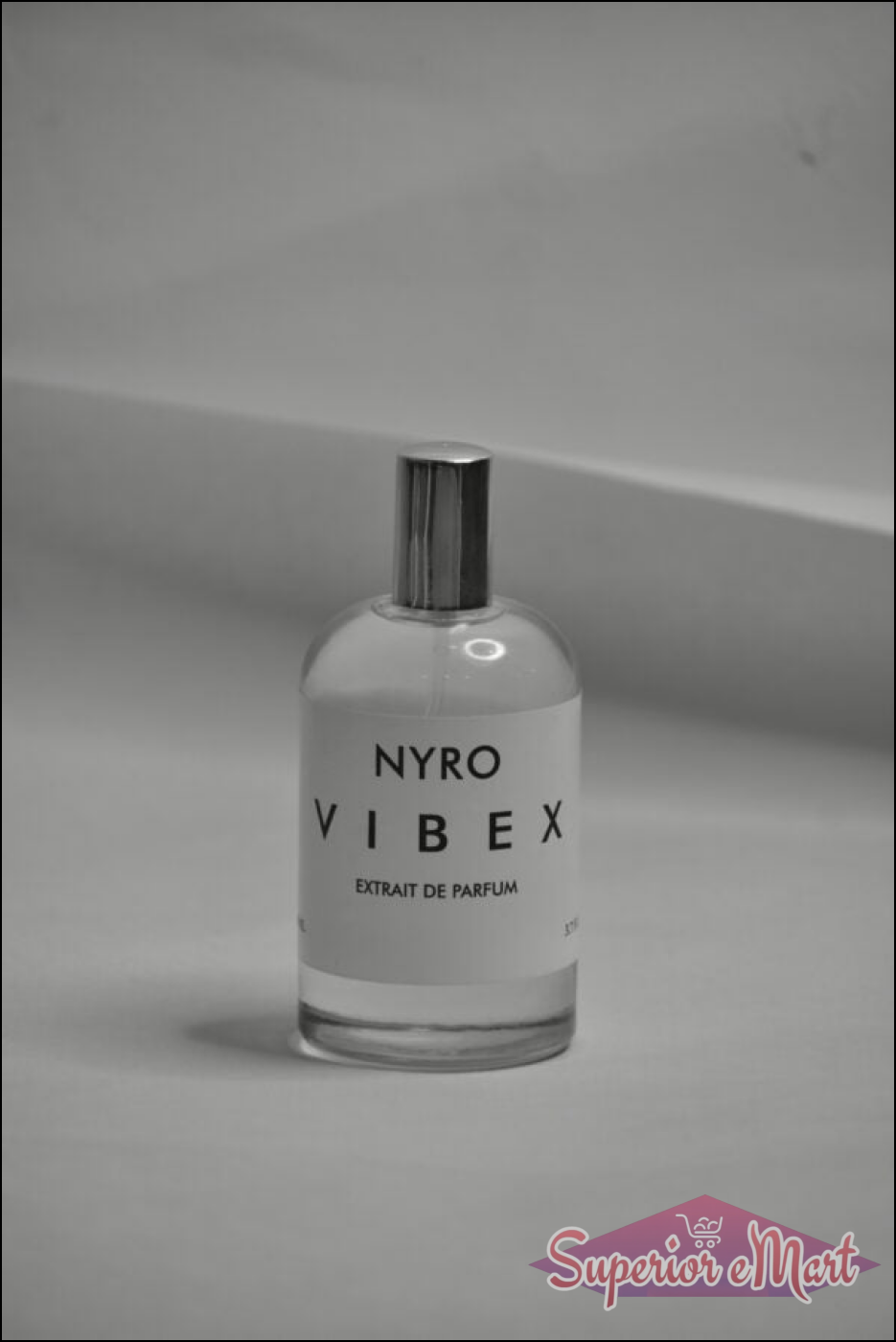 Nyro VIBEX Extrait de Parfum bottle with a sleek design for a refined fragrance experience