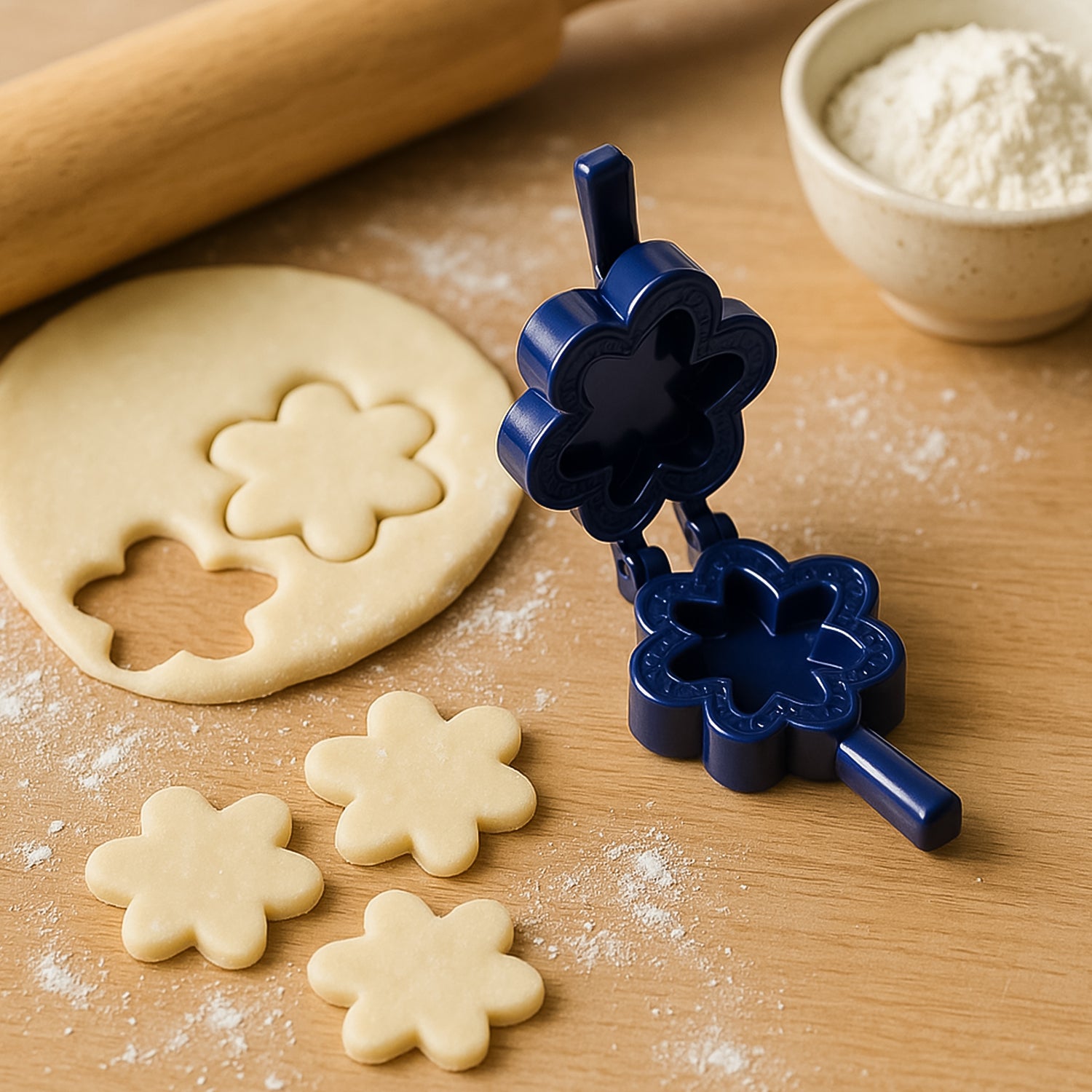 1 Pc Assorted Shape Snack Mould (Mix Design  1 Pc)