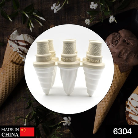 6 Pc Ice Cream Mold Used For Making Ice-creams