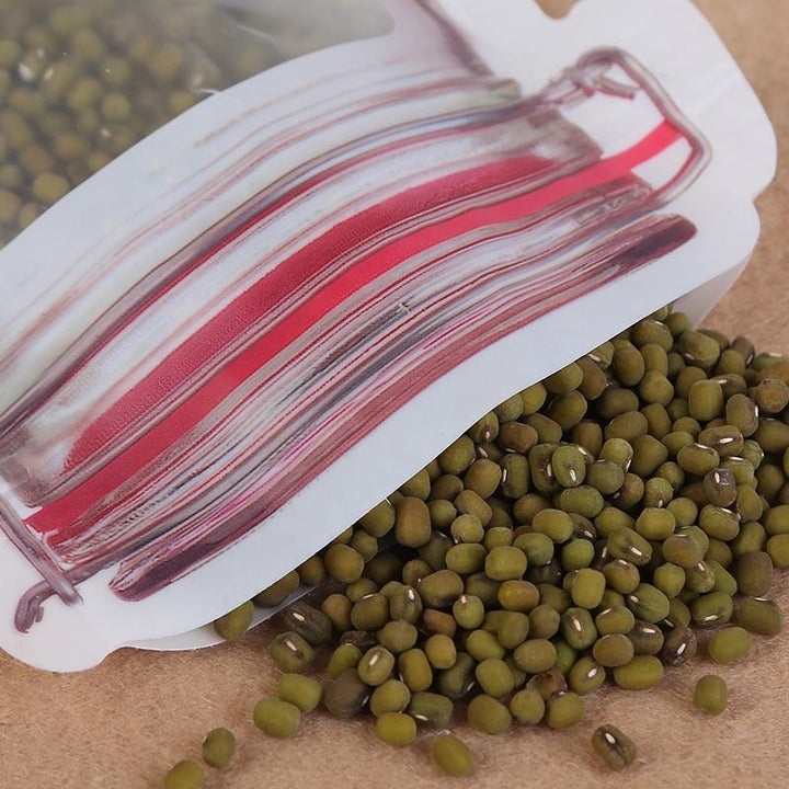 Reusable Airtight Seal Food Storage Mason Jar Zipper (500ml)