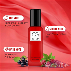 Og Beauty luxury perfume gift set featuring notes of tangerine, raspberry, and tonka bean