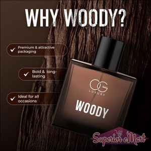 Woody perfume for men in stylish bottle with premium packaging and long-lasting fragrance for all occasions