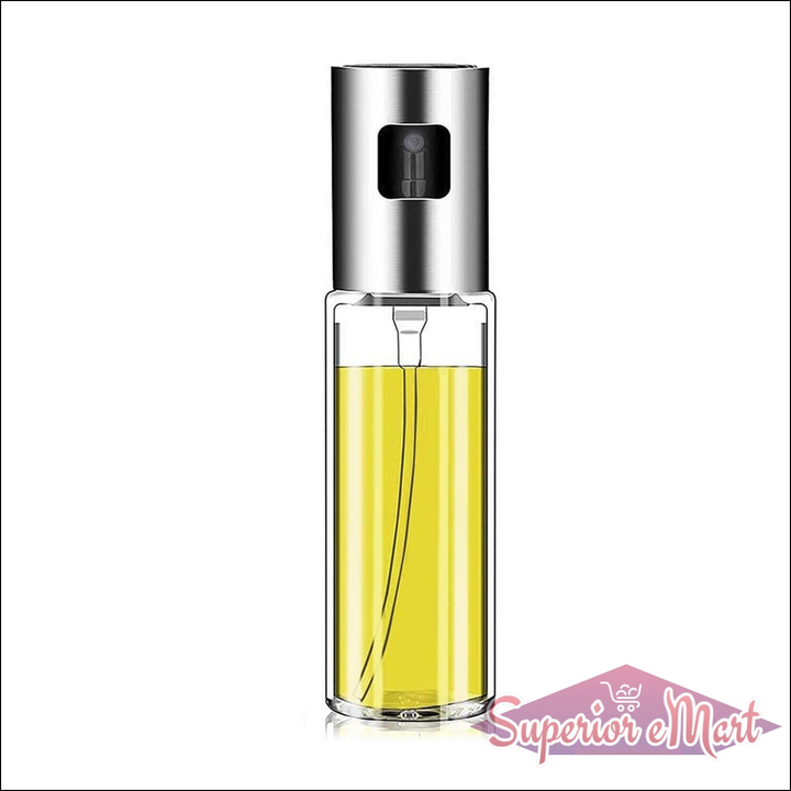 Superior eMart glass oil sprayer for cooking, featuring a sleek design for easy oil dispensing