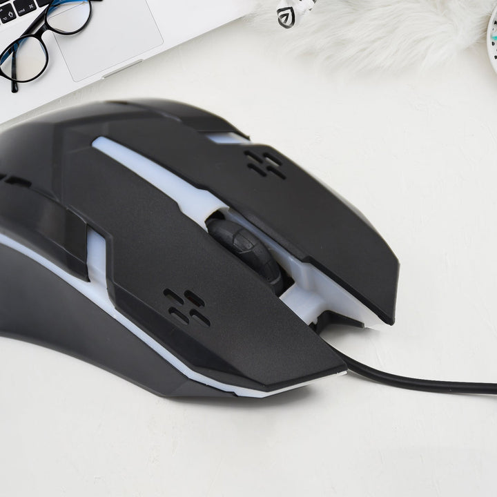 Superior eMart optical wired mouse with ergonomic design and smooth scrolling for efficient navigation