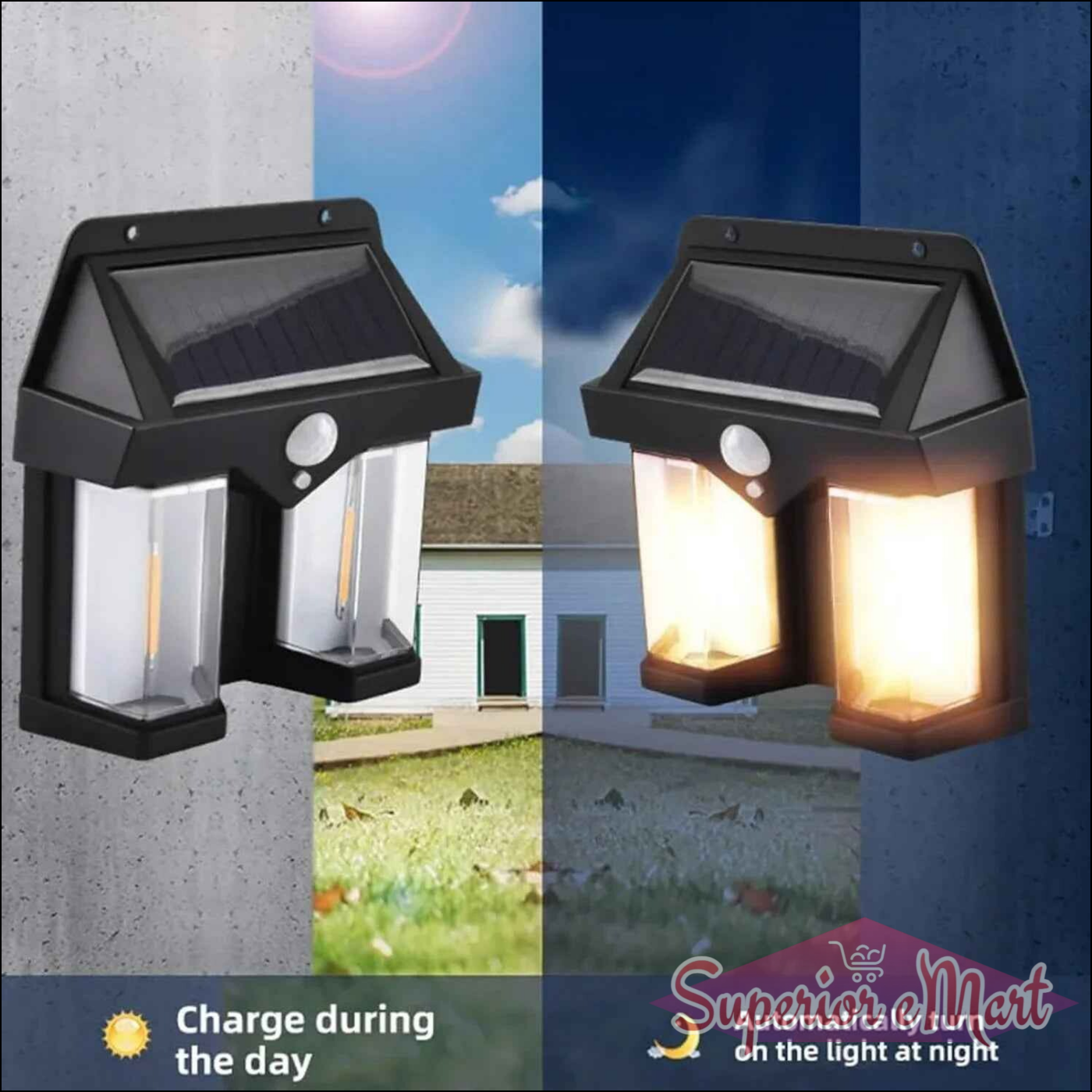 Outdoor Solar Wall Lamp - Superior eMart