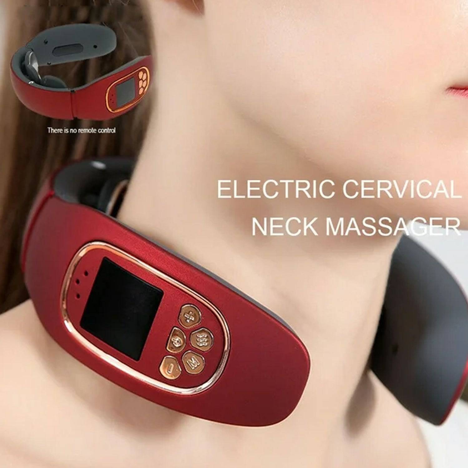 3 Heads Smart Electric Neck And Back Pulse Massager (1 Pc) - Superior eMart