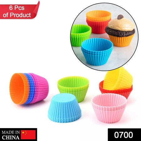 Superior eMart Silicone Cupcake Baking Molds - 12 Pack