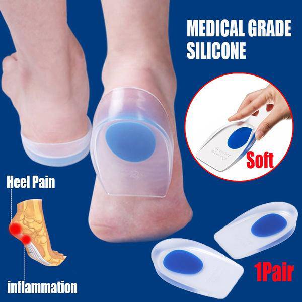 1413 Gel Heel Cups Silicon Heel Pad For Heel Ankle Pain - Superior eMart