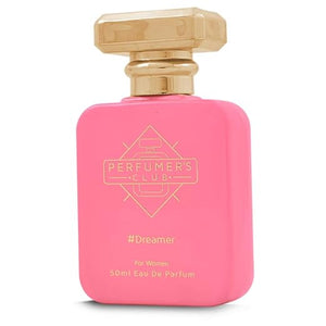Pink bottle of #Dreamer perfume for women, a luxury perfume for women, 50ml Eau De Parfum