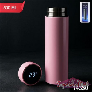 Pink Vacuum Insulated Water Bottle (1 Pc  500ml) - Superior eMart