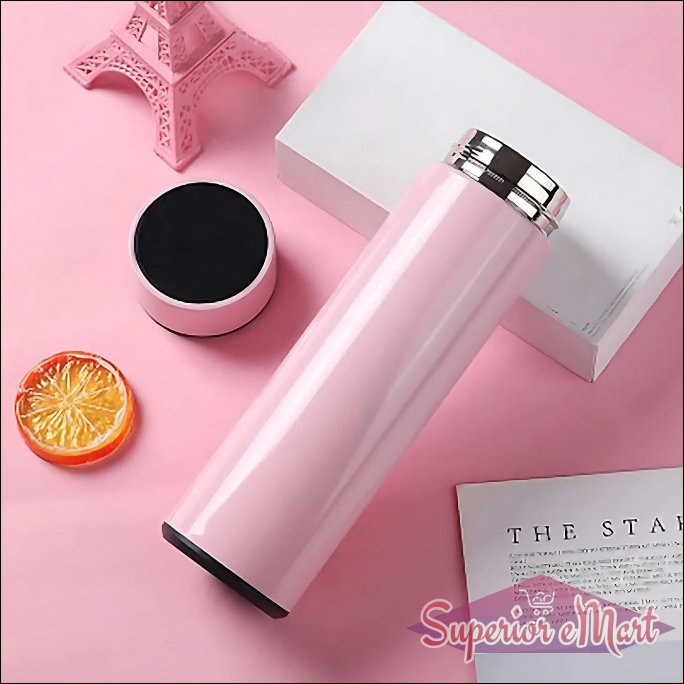 Pink Vacuum Insulated Water Bottle (1 Pc  500ml) - Superior eMart