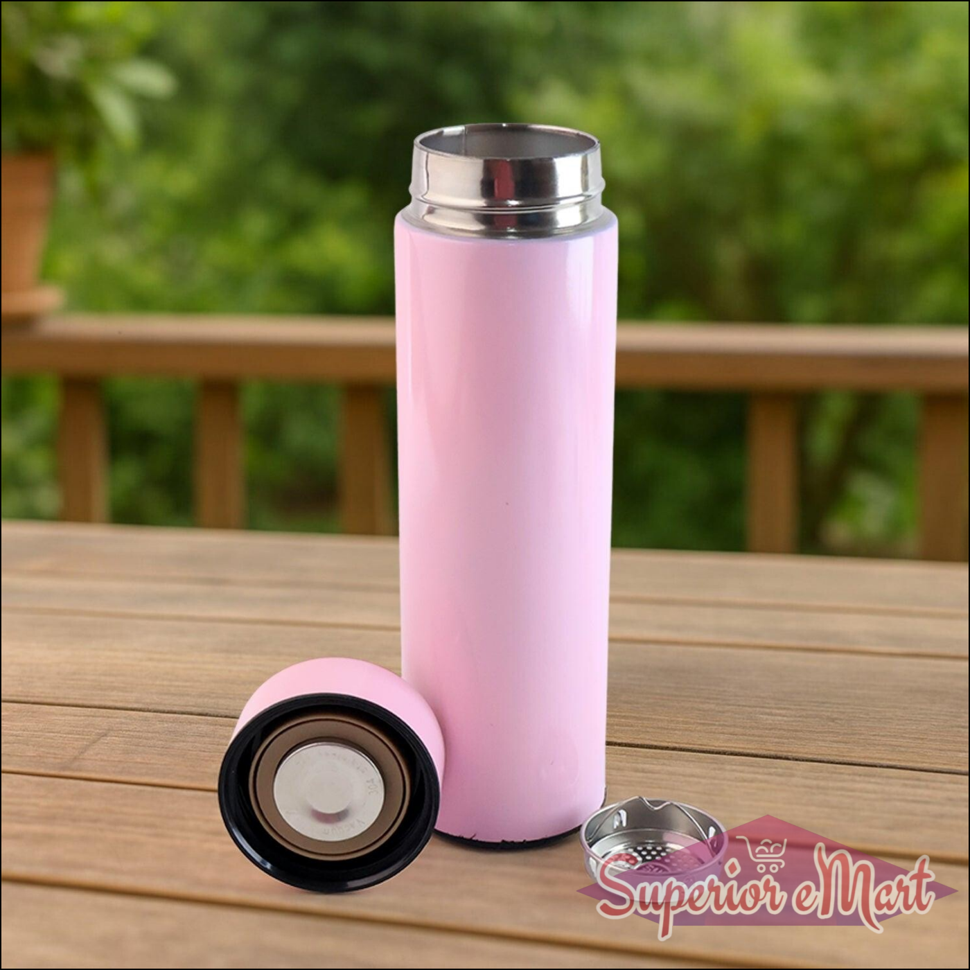 Pink Vacuum Insulated Water Bottle (1 Pc  500ml) - Superior eMart