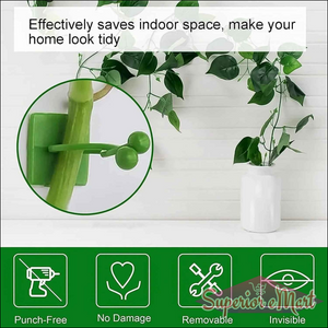 Plant Climbing Wall Clips - 100 Pcs Set