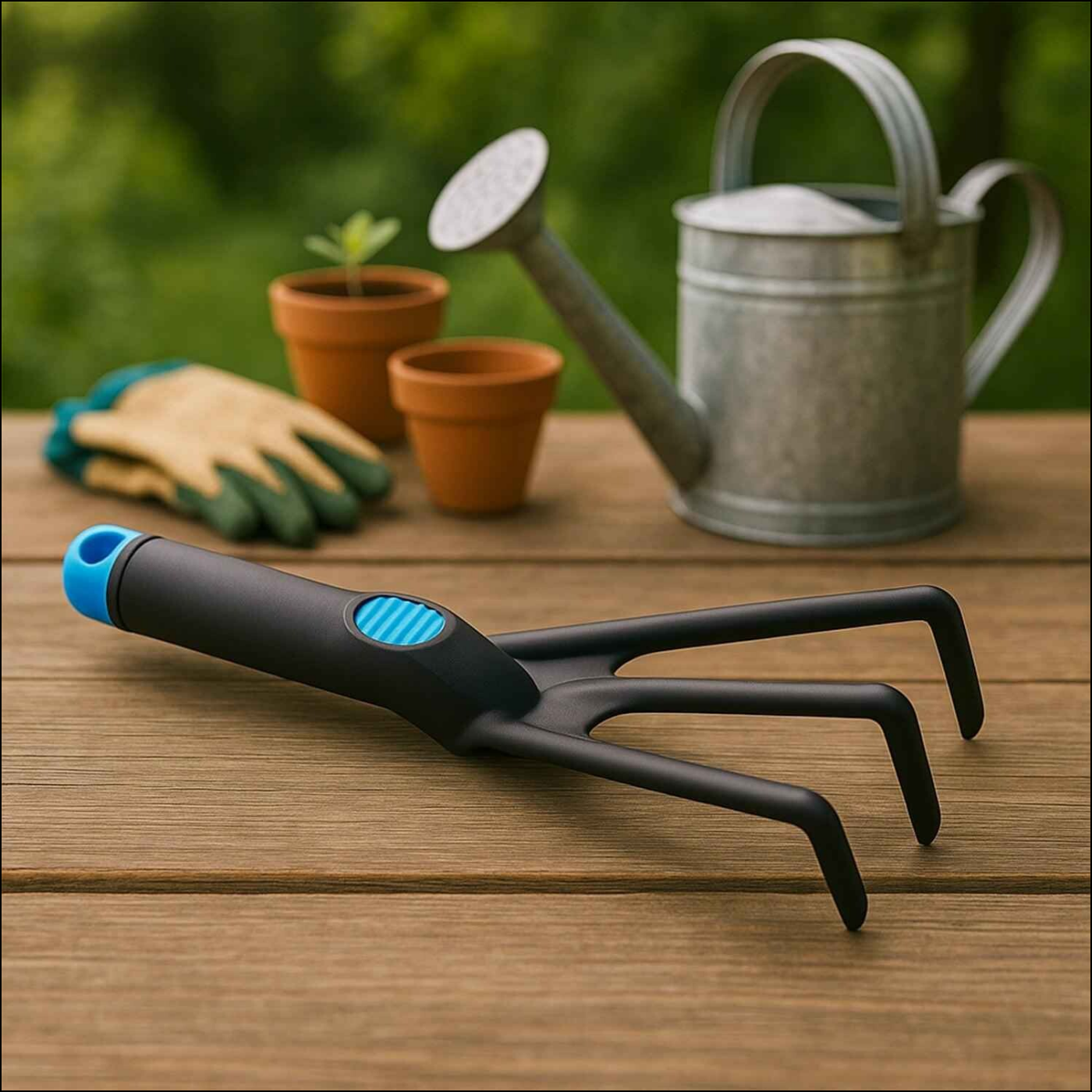 Plastic Premium Garden Hand Cultivator Tool (1 Pc) - Superior eMart