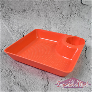 Plate with Dipping Saucer - Superior eMart