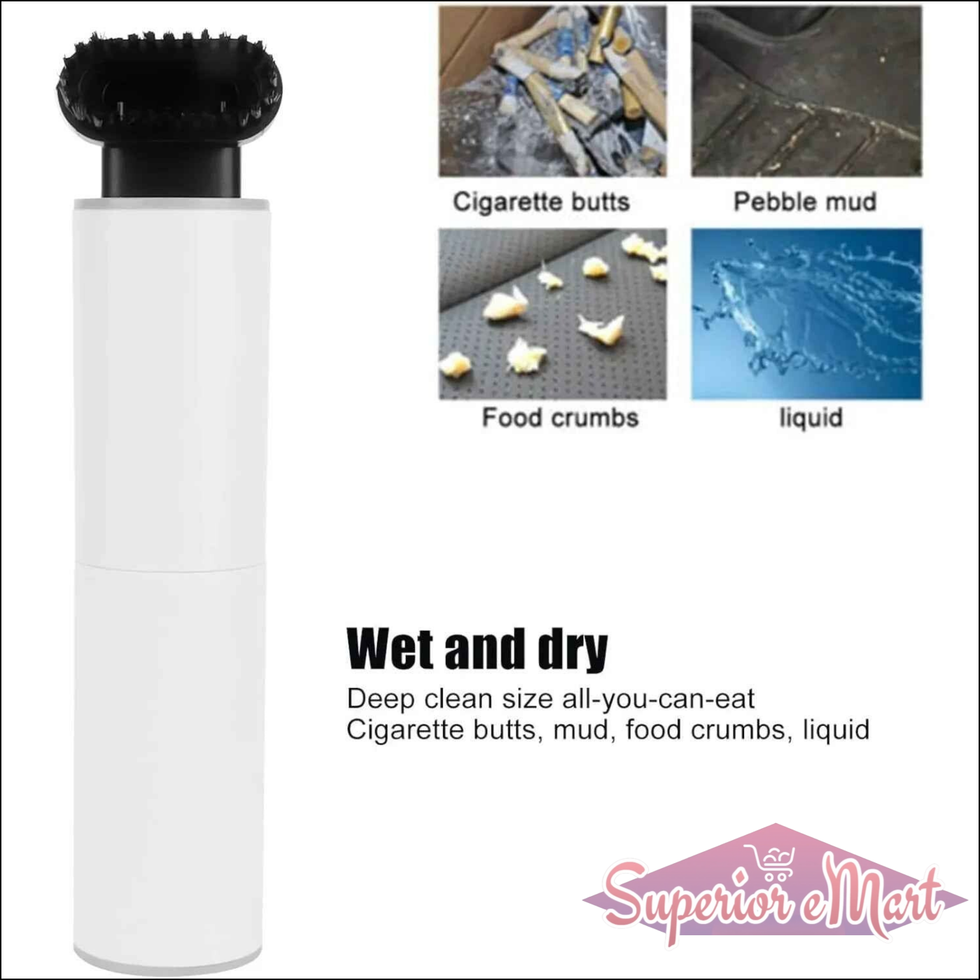 Portable Car Vacuum Cleaner - Superior eMart