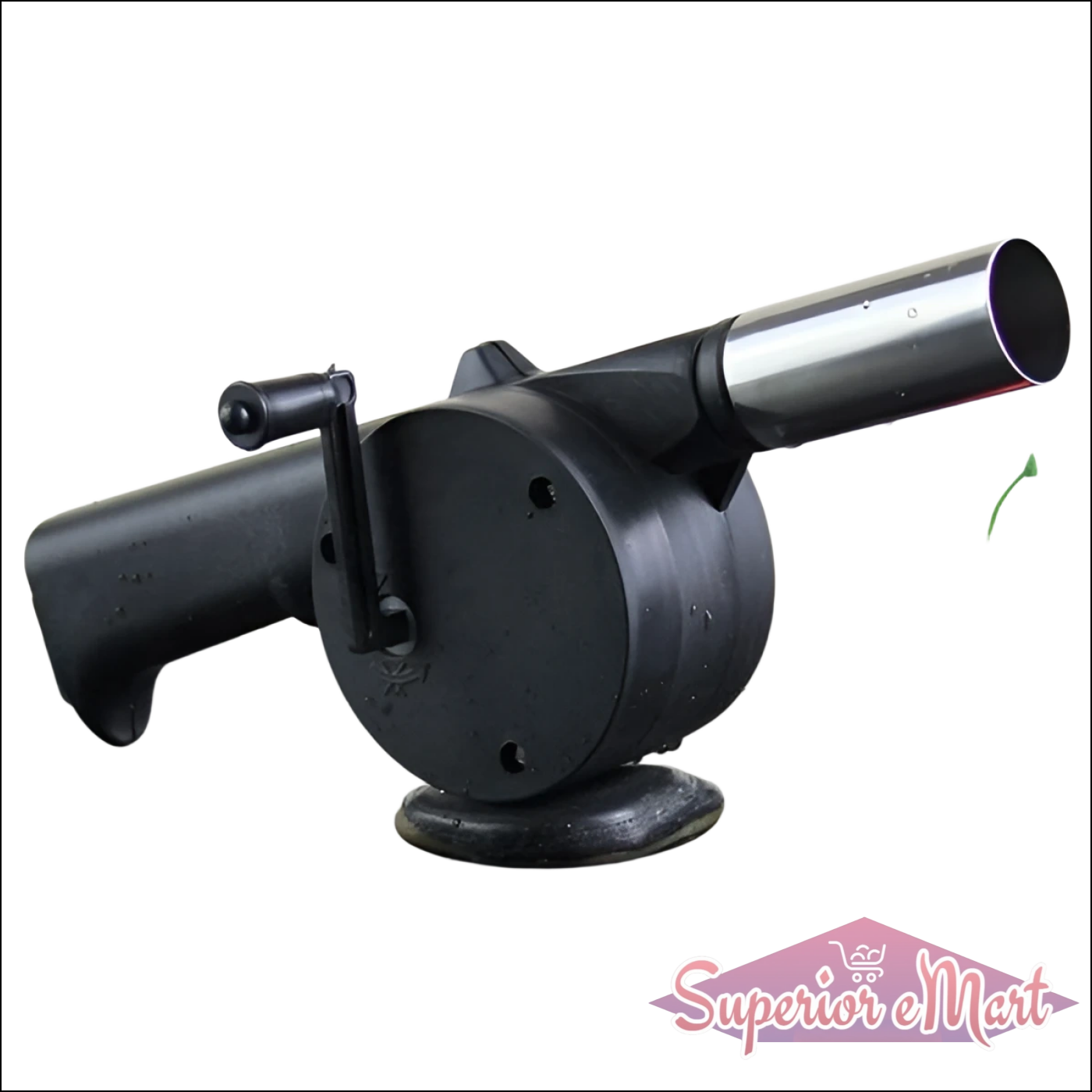 Portable Hand Crank Air Blower Fan For Charcoal Grill Bbq - Superior eMart