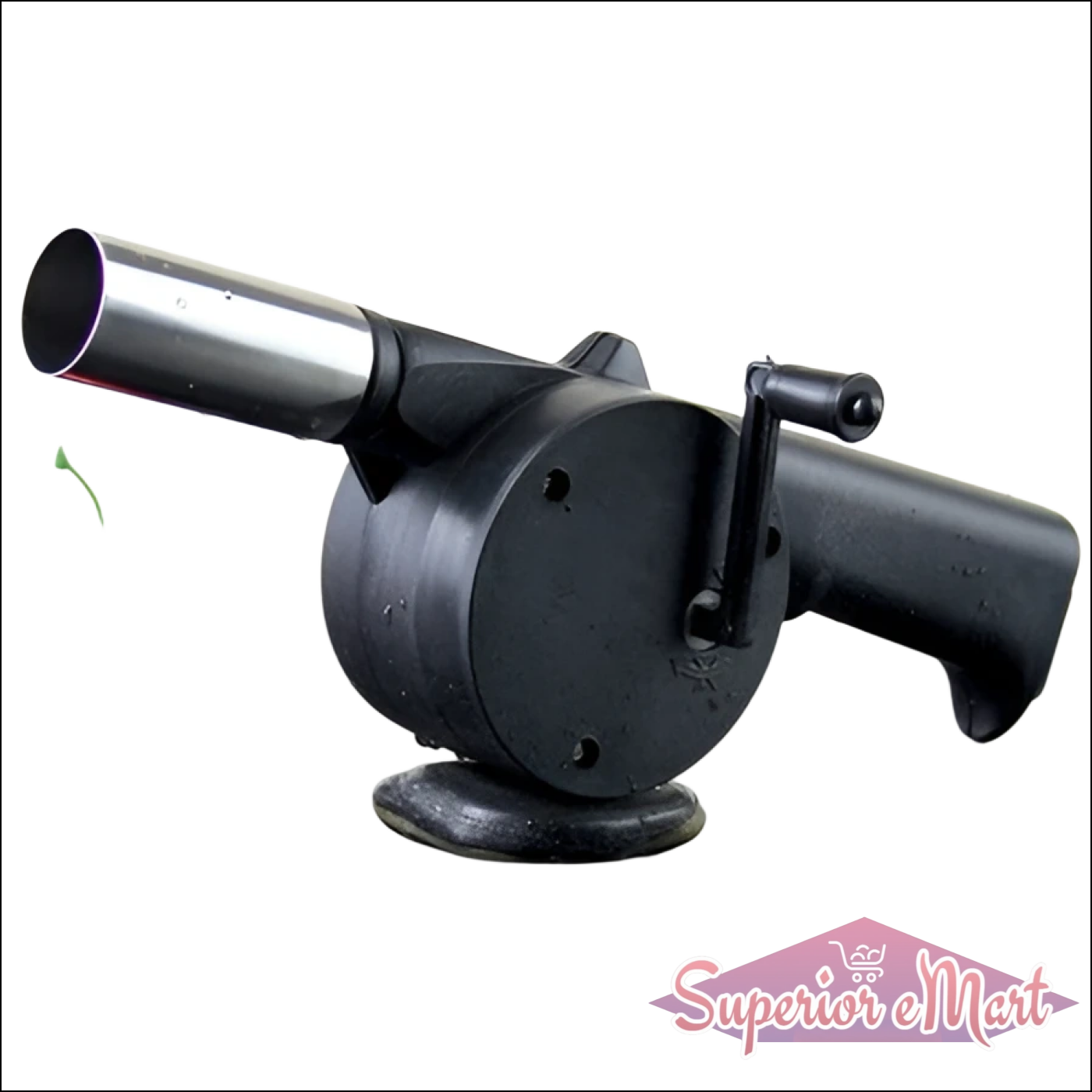 Portable Hand Crank Air Blower Fan For Charcoal Grill Bbq - Superior eMart
