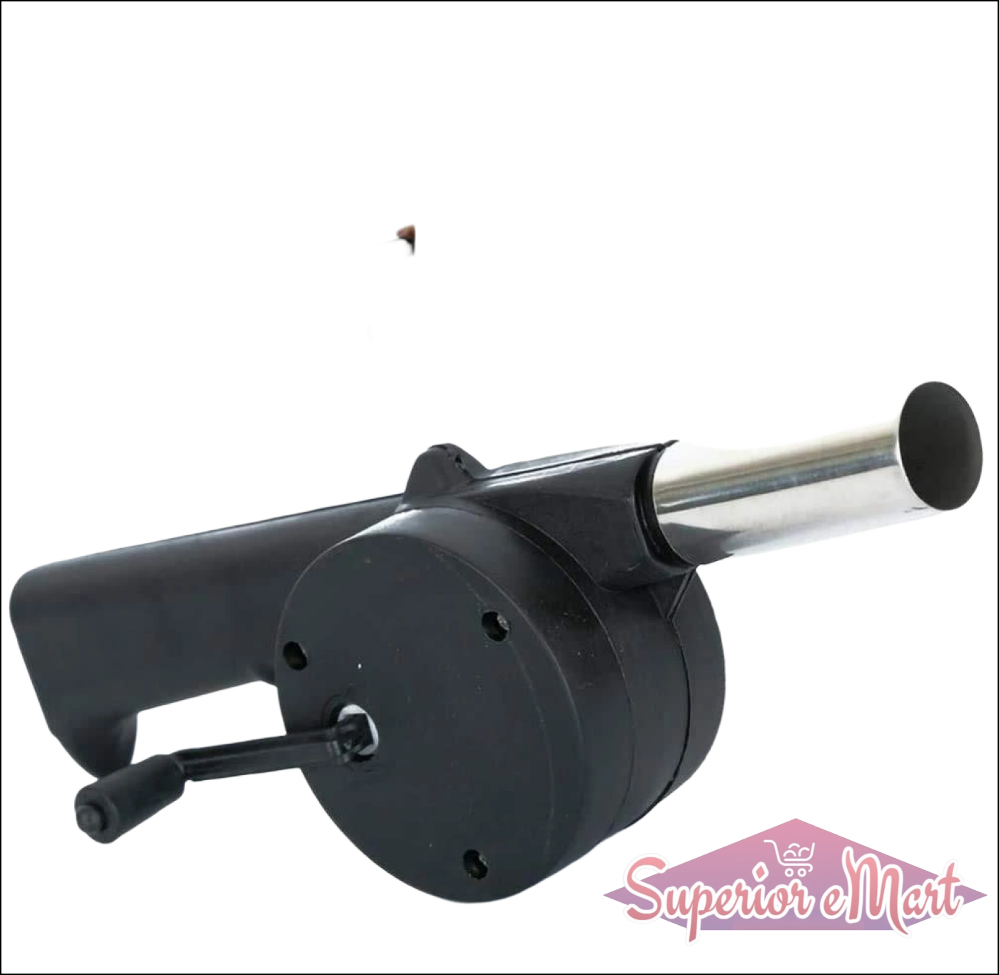 Portable Hand Crank Air Blower Fan For Charcoal Grill Bbq - Superior eMart