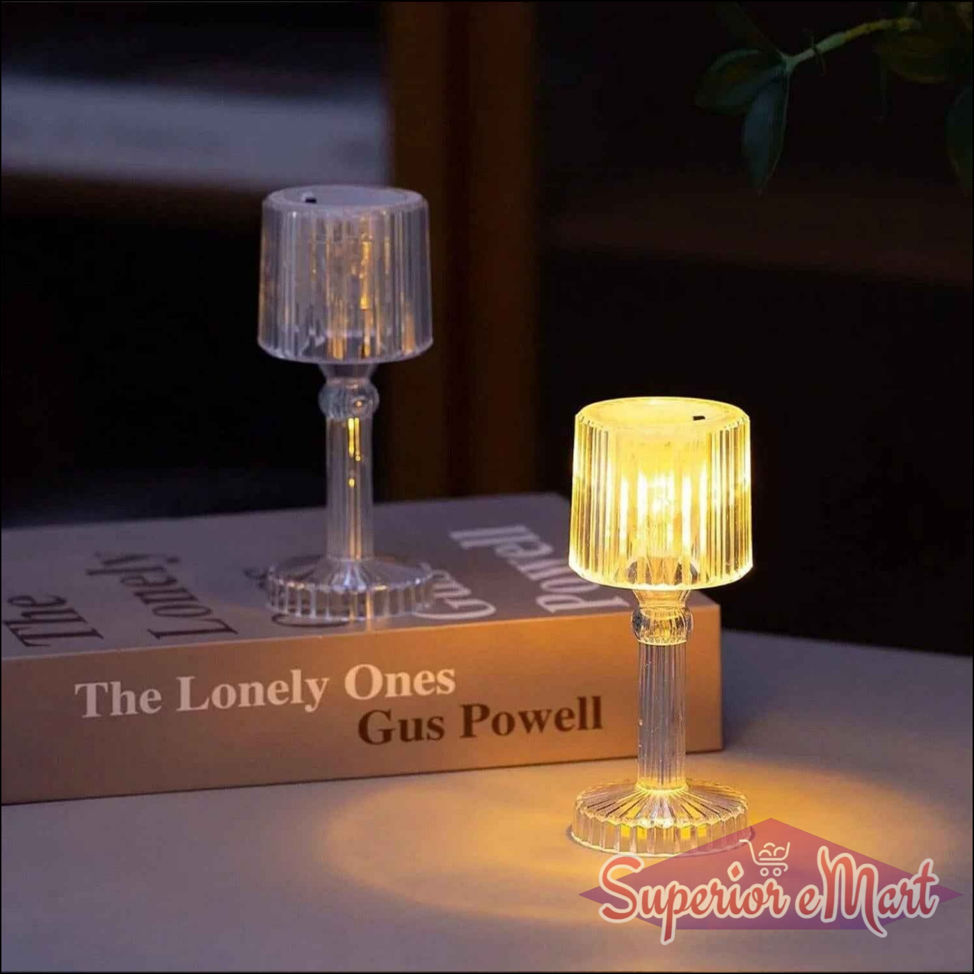 Portable Acrylic LED Desk Lamp 1 Pc - Superior eMart