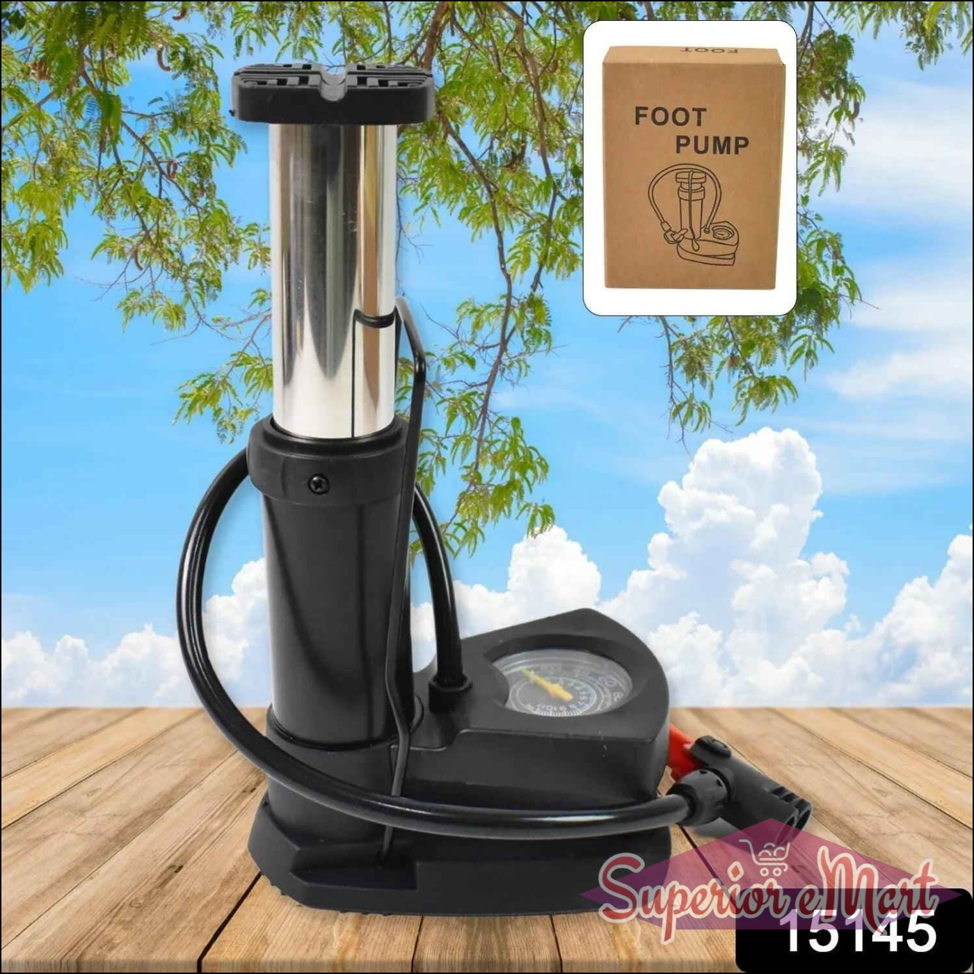 Portable Mini Bike Pump - Superior eMart