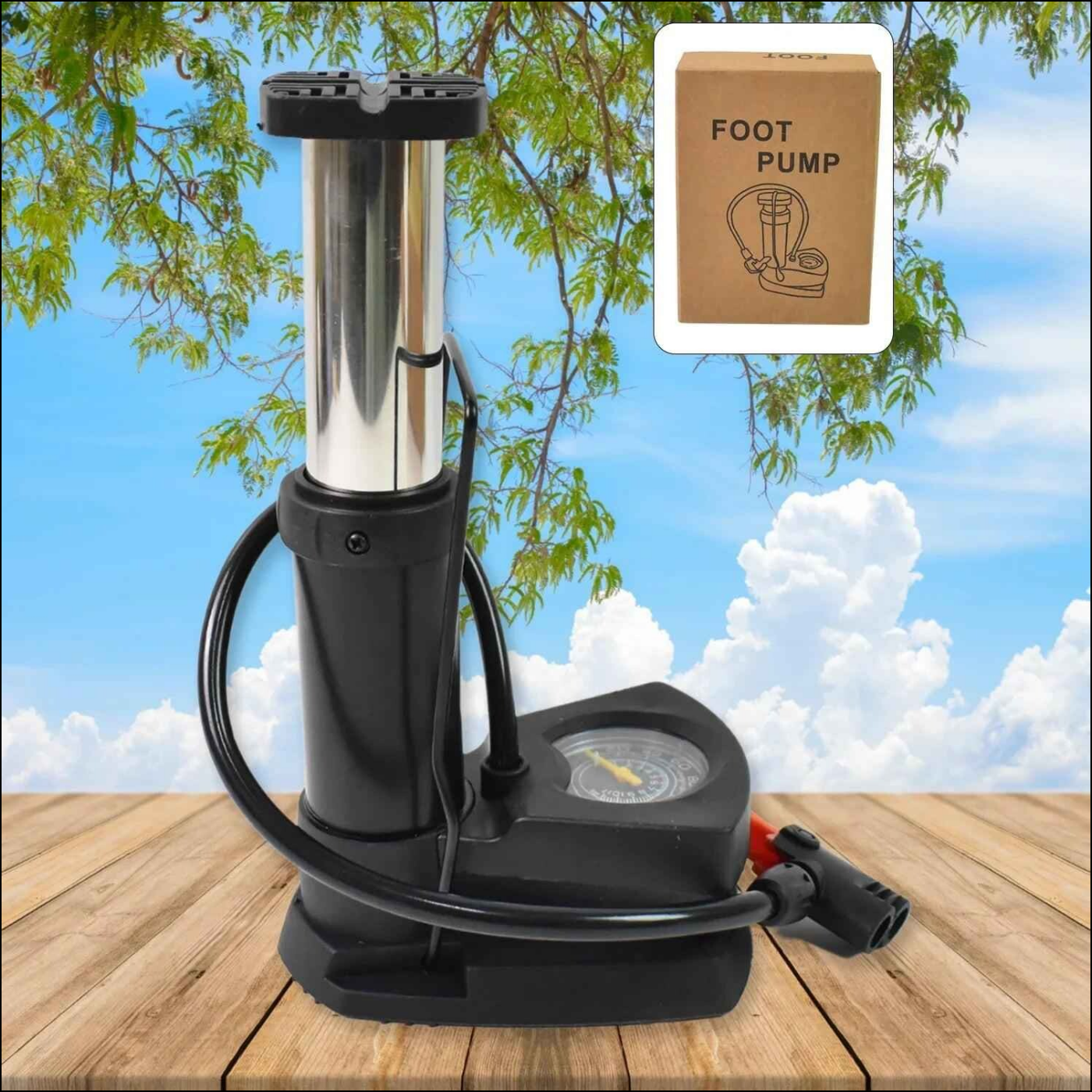 Portable Mini Bike Pump - Superior eMart