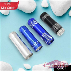 Portable Mini Torch - (Battery Not Included  1 Pc  Mix Color) - Superior eMart