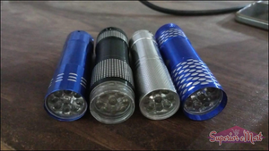 Portable Mini Torch - (Battery Not Included  1 Pc  Mix Color) - Superior eMart