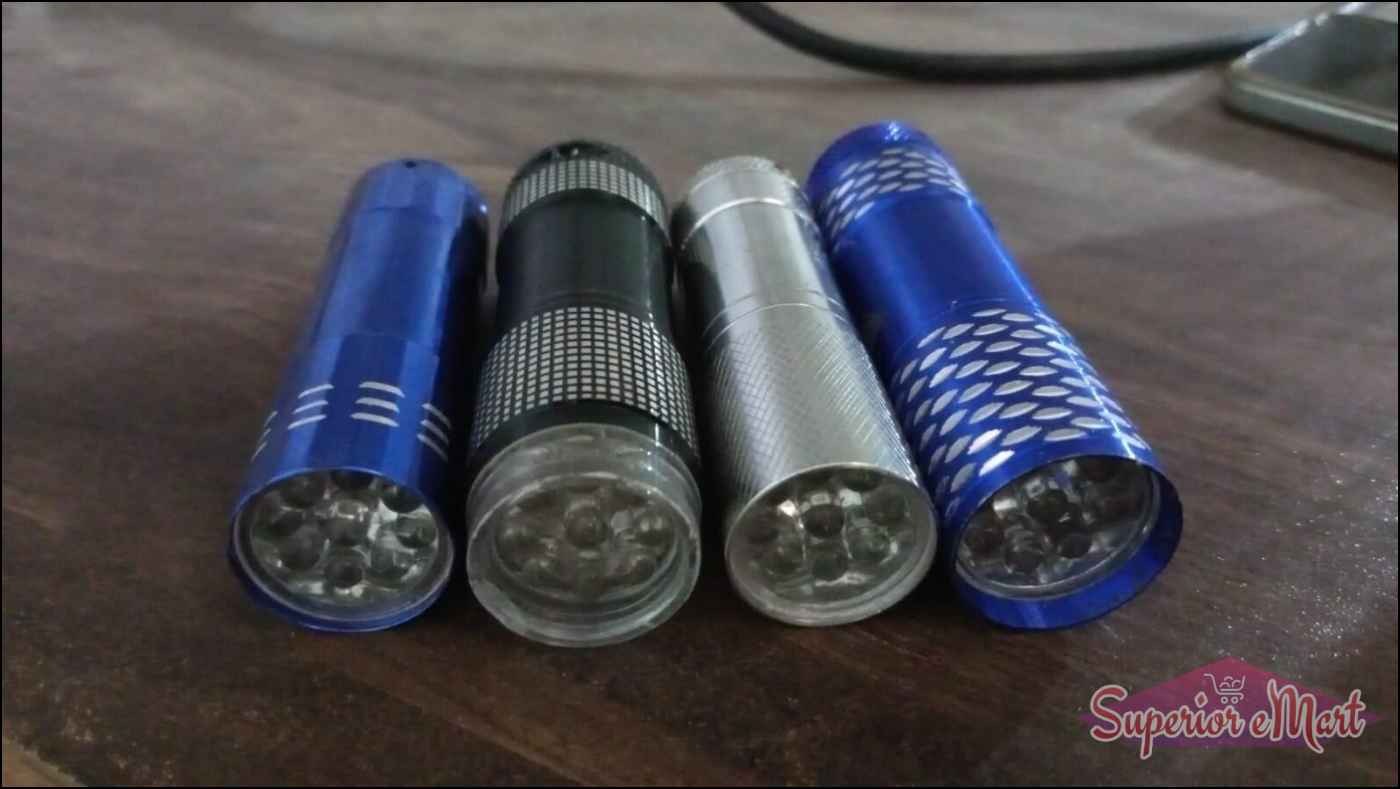 Portable Mini Torch - (Battery Not Included  1 Pc  Mix Color) - Superior eMart