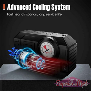 Portable Tire Inflator 12V for Cars - Superior eMart