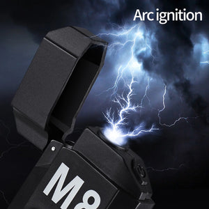 Portable torch lighter with arc ignition feature for safe and efficient use in various settings