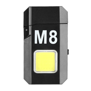 M8 Portable Torch Lighter with LED Light for Convenient Lighting and Ignition