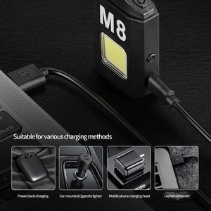 Portable torch lighter with multiple charging options for convenience and ease of use