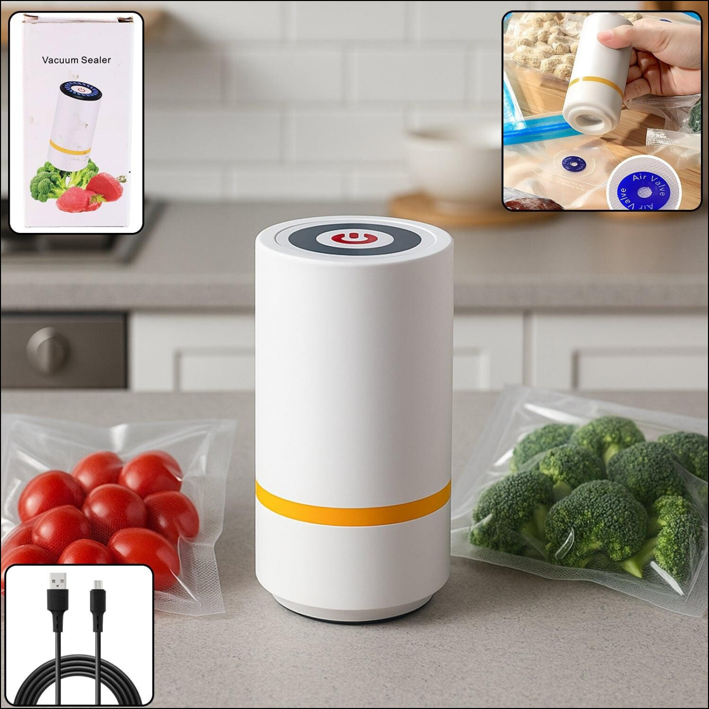 Portable Vacuum Sealer Machine for Food - Superior eMart