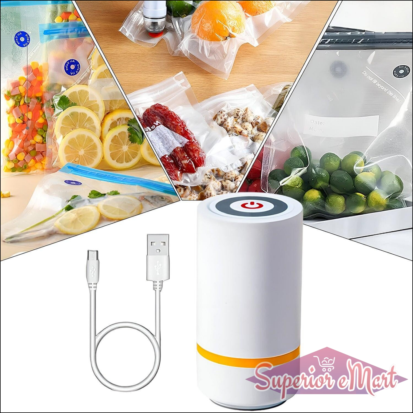Portable Vacuum Sealer Machine for Food - Superior eMart