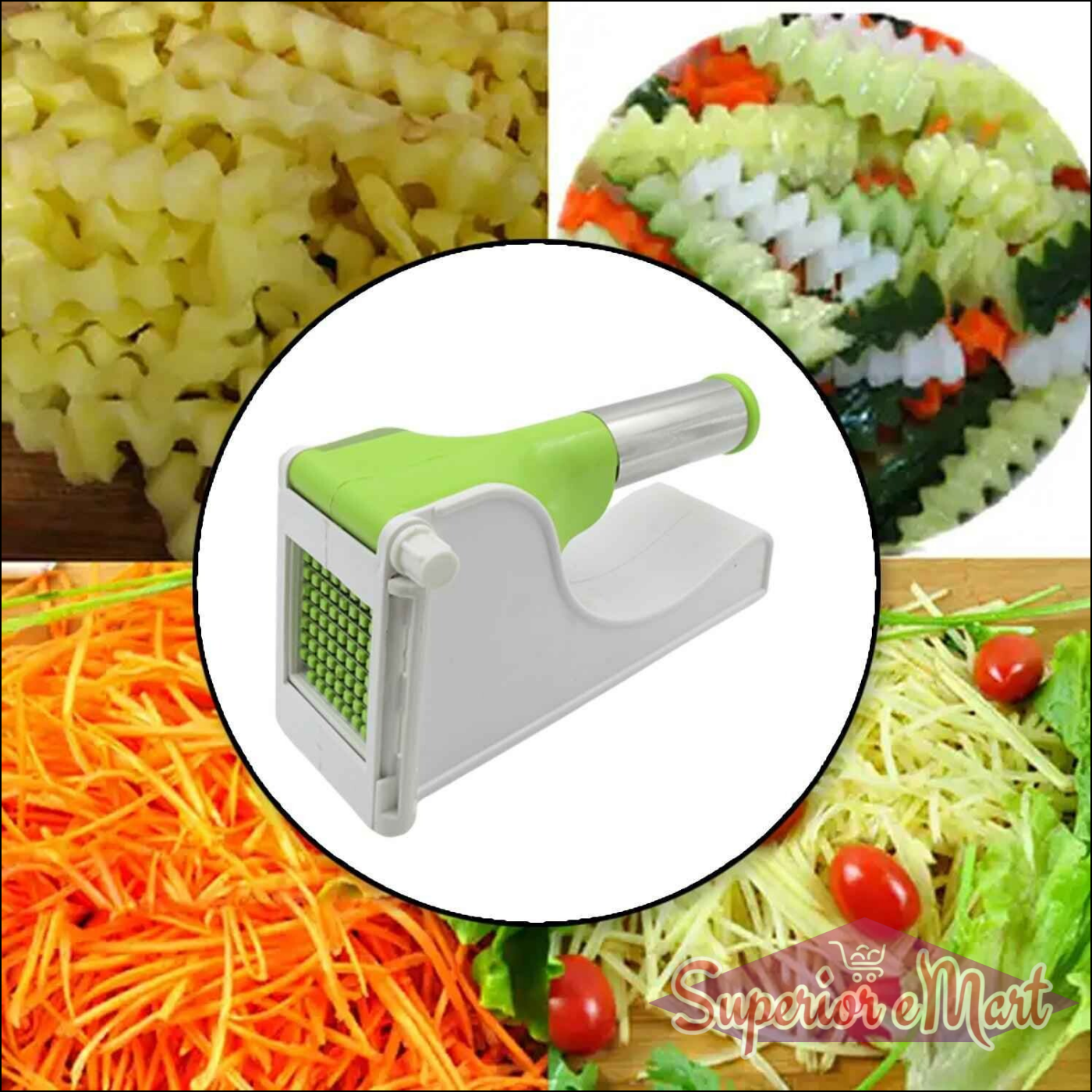 Potato Slicer with Container - Superior eMart