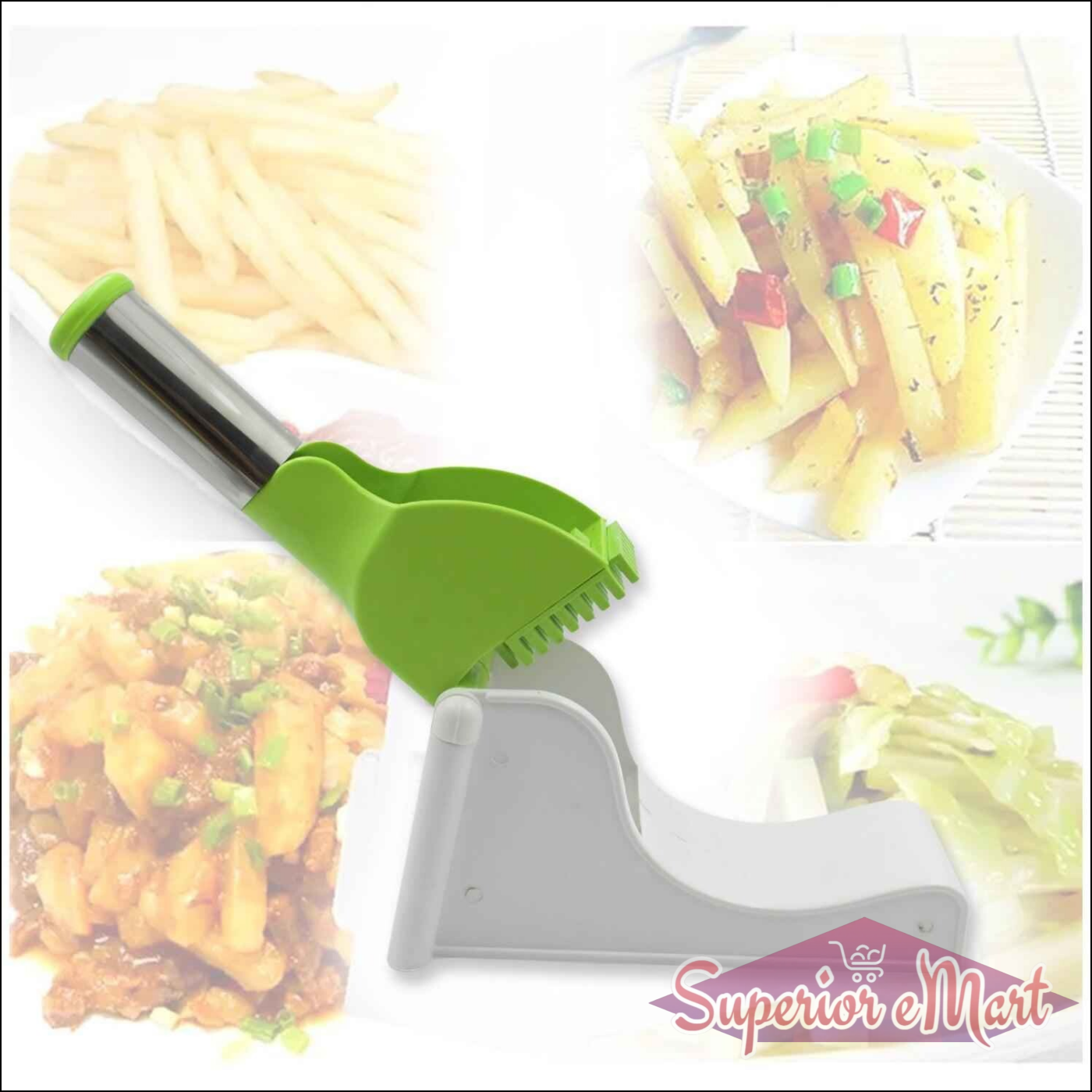 Potato Slicer with Container - Superior eMart