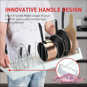 Pots and Pans Organizer for Under Cabinet - Superior eMart