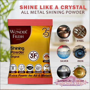Powder for Cleans And Polishes Copper Brass Silver Aluminum Iron And Steel (200 Gm) - Superior eMart