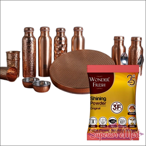 Powder for Cleans And Polishes Copper Brass Silver Aluminum Iron And Steel (200 Gm) - Superior eMart