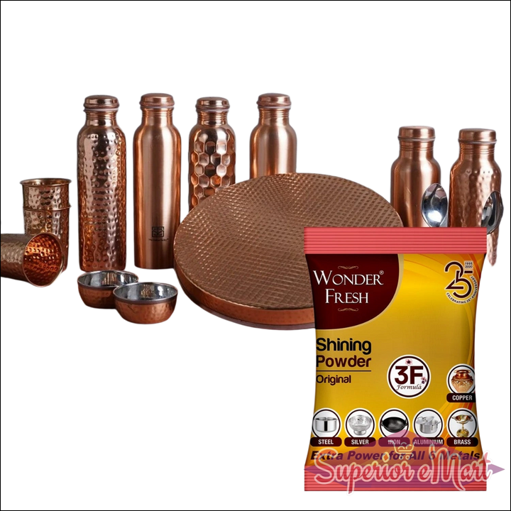 Powder for Cleans And Polishes Copper Brass Silver Aluminum Iron And Steel (200 Gm) - Superior eMart