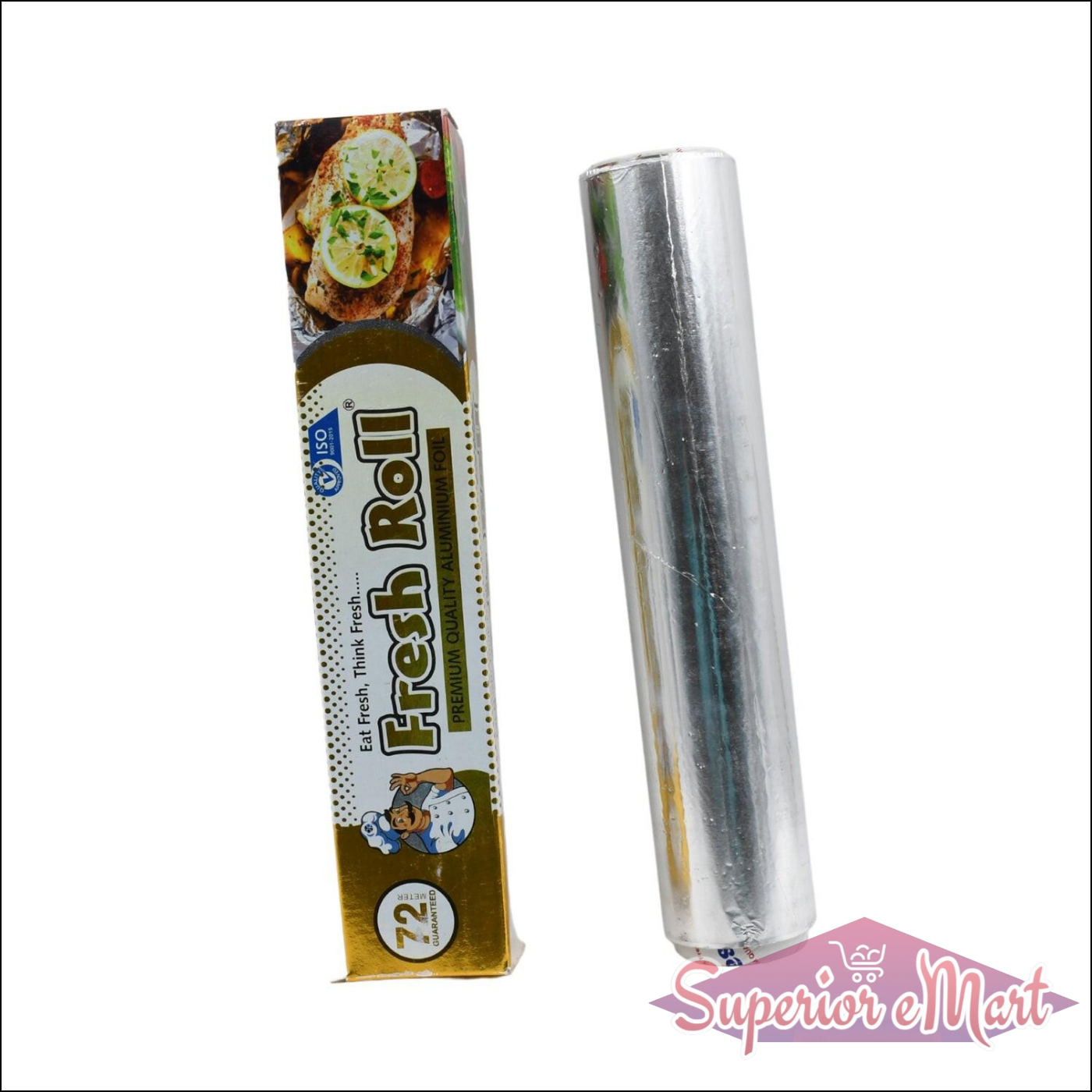 Heavy duty aluminum foil roll for efficient food storage and cooking needs