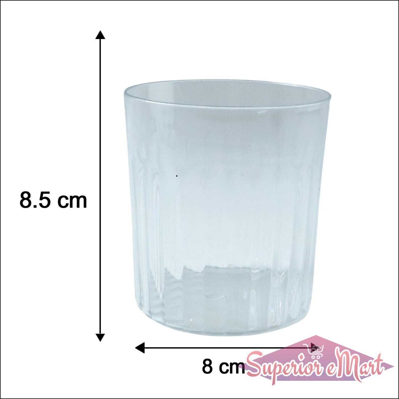 Premium Transparent Drinking Glass Set (6 Pc Set 300 Ml Approx)