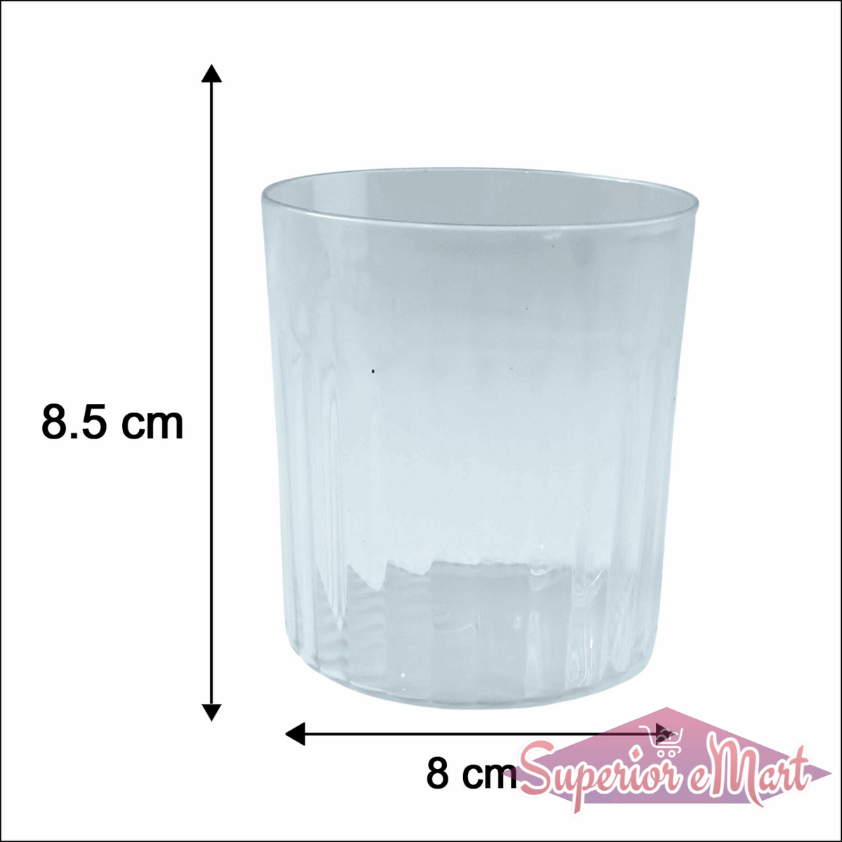 Premium Transparent Drinking Glass Set (6 Pc Set 300 Ml Approx)