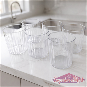 Premium Transparent Drinking Glass Set (6 Pc Set 300 Ml Approx)