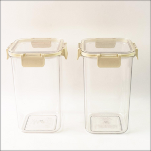 Press N Lock Airtight Kitchen Storage Container Set (2pc1400ml) - Superior eMart