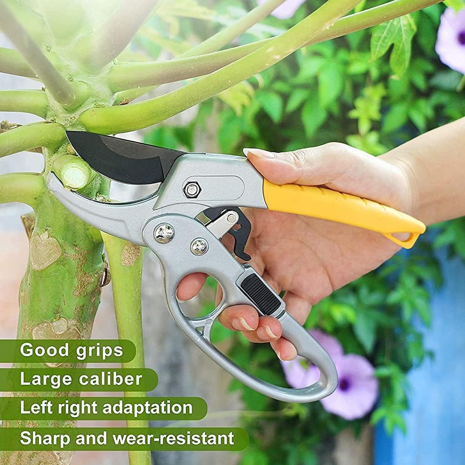 Superior eMart 200mm pruning shears with ergonomic grips and sharp blades for precise gardening cuts