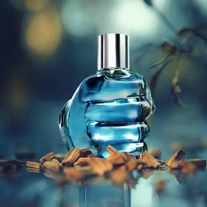 PUNCH MARVEL perfume set in a bold fist-shaped bottle with a refreshing blue fragrance